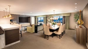 Diplomat Suite View of Living Room