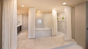 Presidential Suite View of Washroom