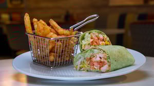 Chicken Wrap at Grand Café.