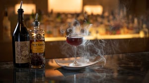 Smokey Manhattan Cocktail at Charlie Palmer Steak Reno.
