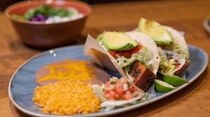 Veggie Tacos at Uno Más Street Tacos + Spirits