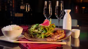 Seared Ahi Salad at Rim Asian Bistro