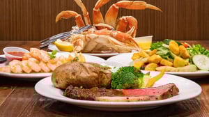 The Grand Buffet various plates