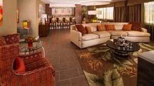 Ambassador Suite View of Living and Dining Areas