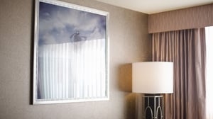 Sierra Deluxe King Room detail view of wall art.