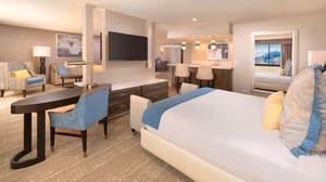 Sierra Director Suite view of sleeping and living areas. 