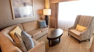 Sierra Executive Suite view of living area.