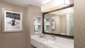 Sierra Executive Suite view of washroom.