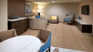 Sierra Studio Suite view of living and dining areas.