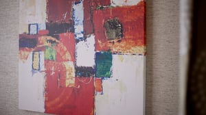 Summit Deluxe King Room detail view of wall art.