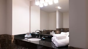 Summit Executive Suite view of washroom.