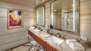 Vista Executive Suite view of bathroom vanity